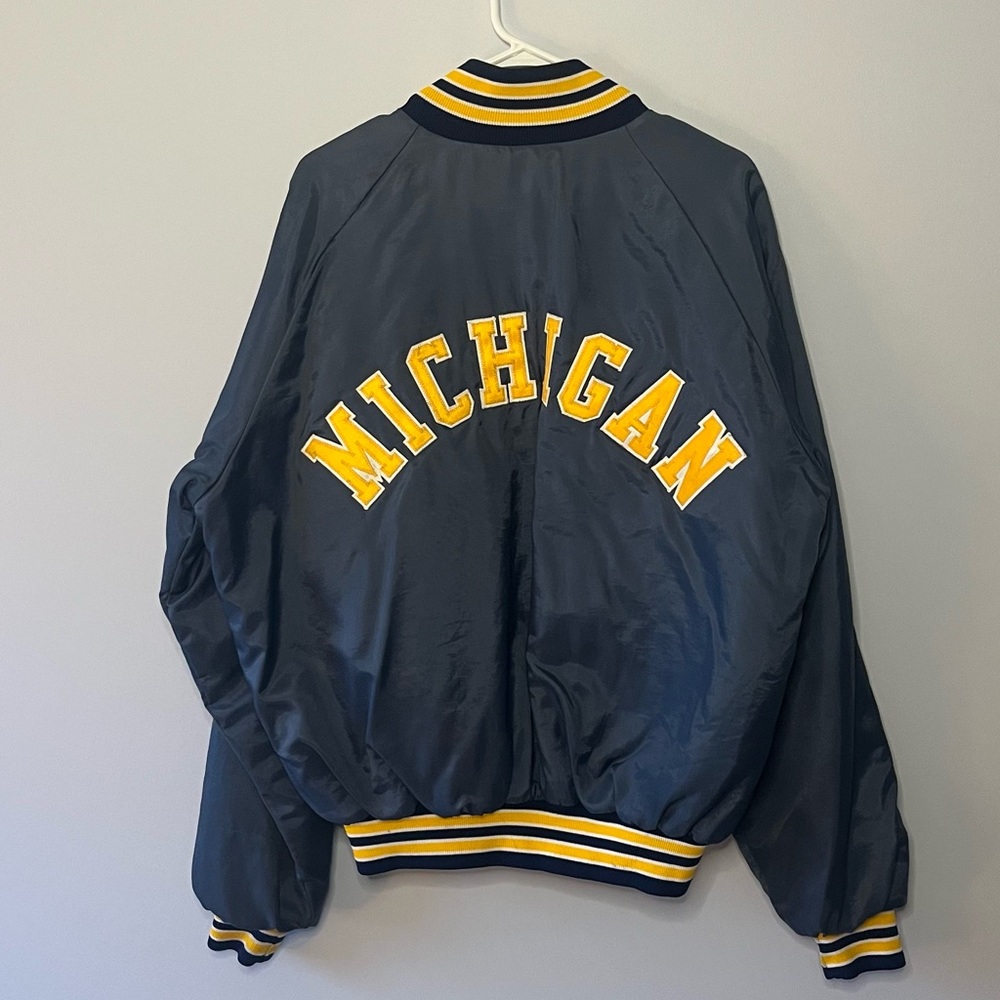 vintage retro university of Michigan letterman/varsity jacket unisex